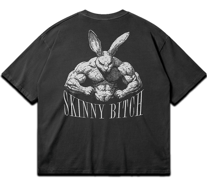 gewaschenes T-Shirt (skinny bitch)