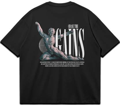 kastiges T-Shirt (chase the gains)