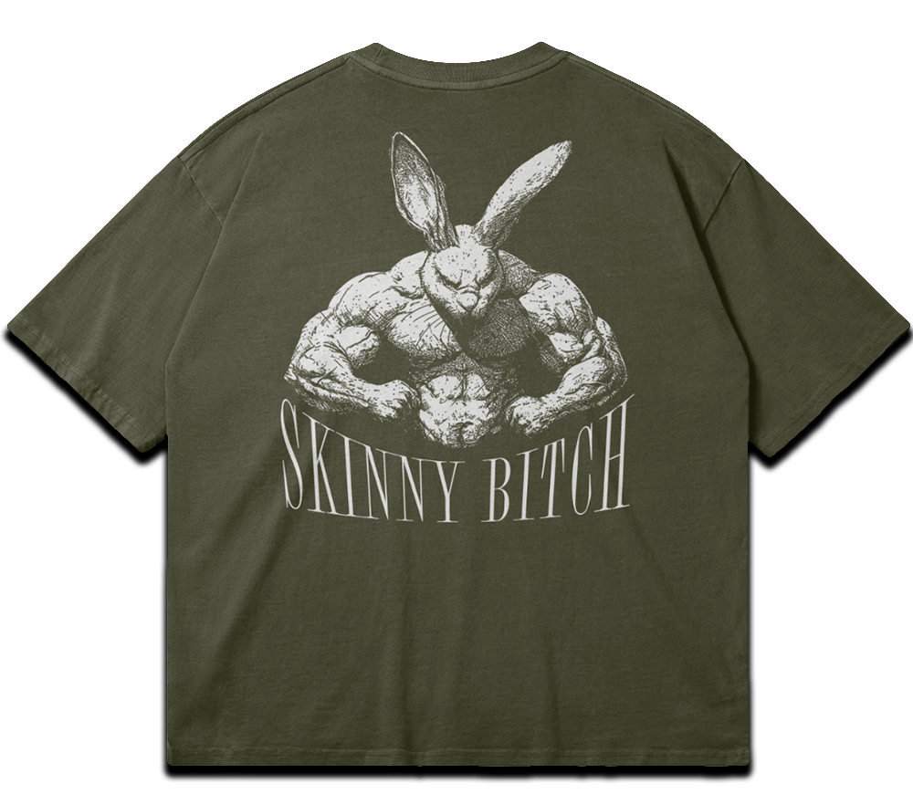 t-shirt délavé (skinny bitch)