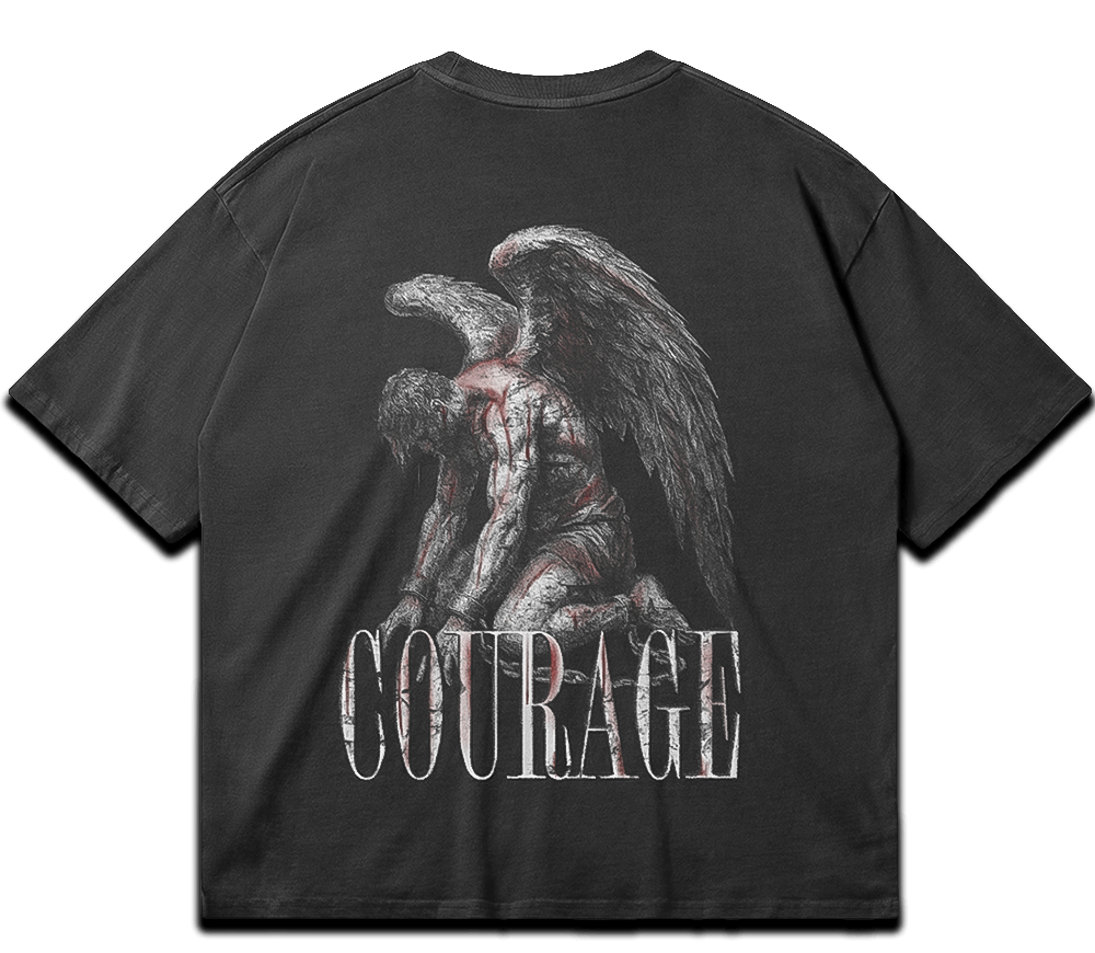 washed t-shirt (courage...)