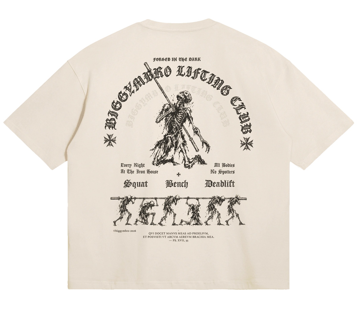 super heavy Tee (forged in the dark)