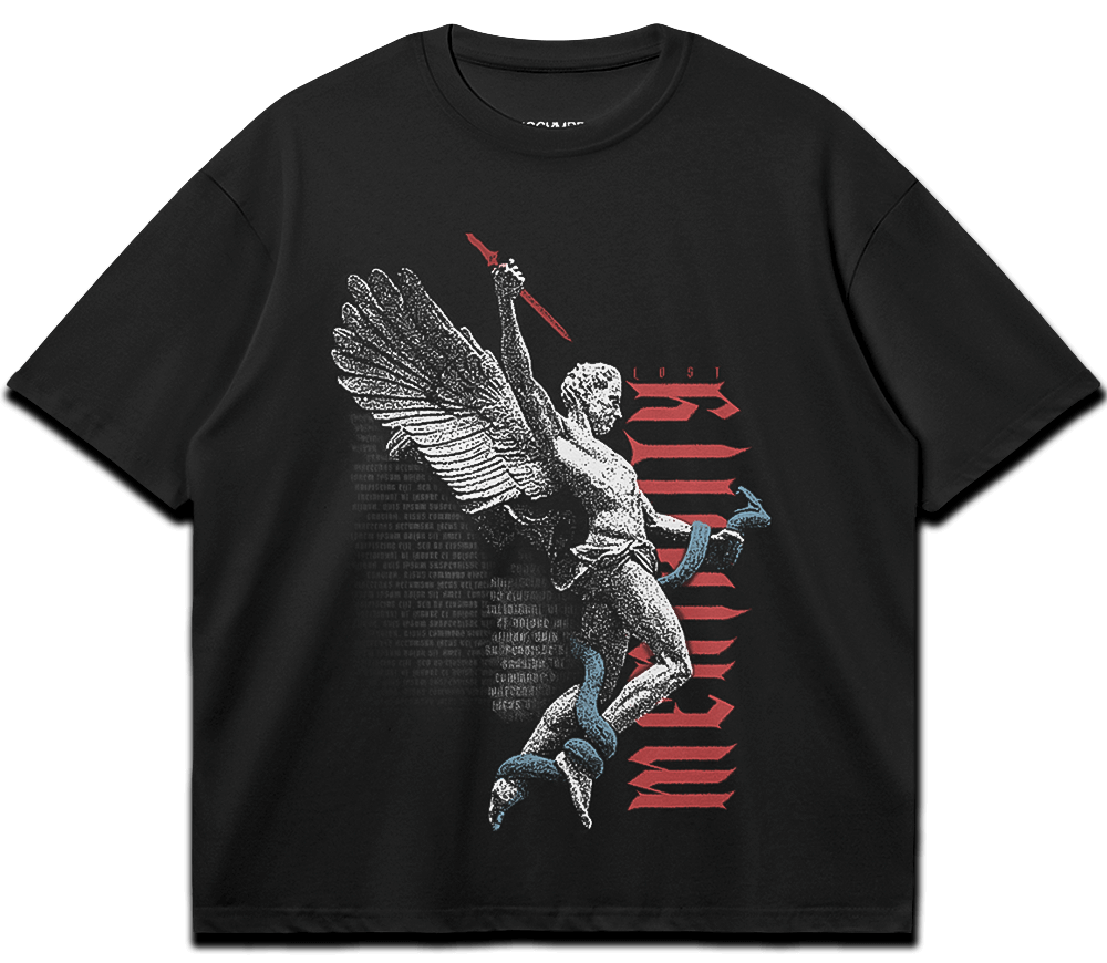 Boxy gym T-shirt "Lost Mentality" – BIGGYMBRO