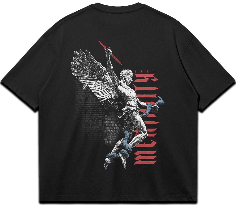 Boxy gym T-shirt "Lost Mentality" – BIGGYMBRO
