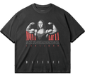 Washed gym T-shirt "Mona Lifta" – BIGGYMBRO