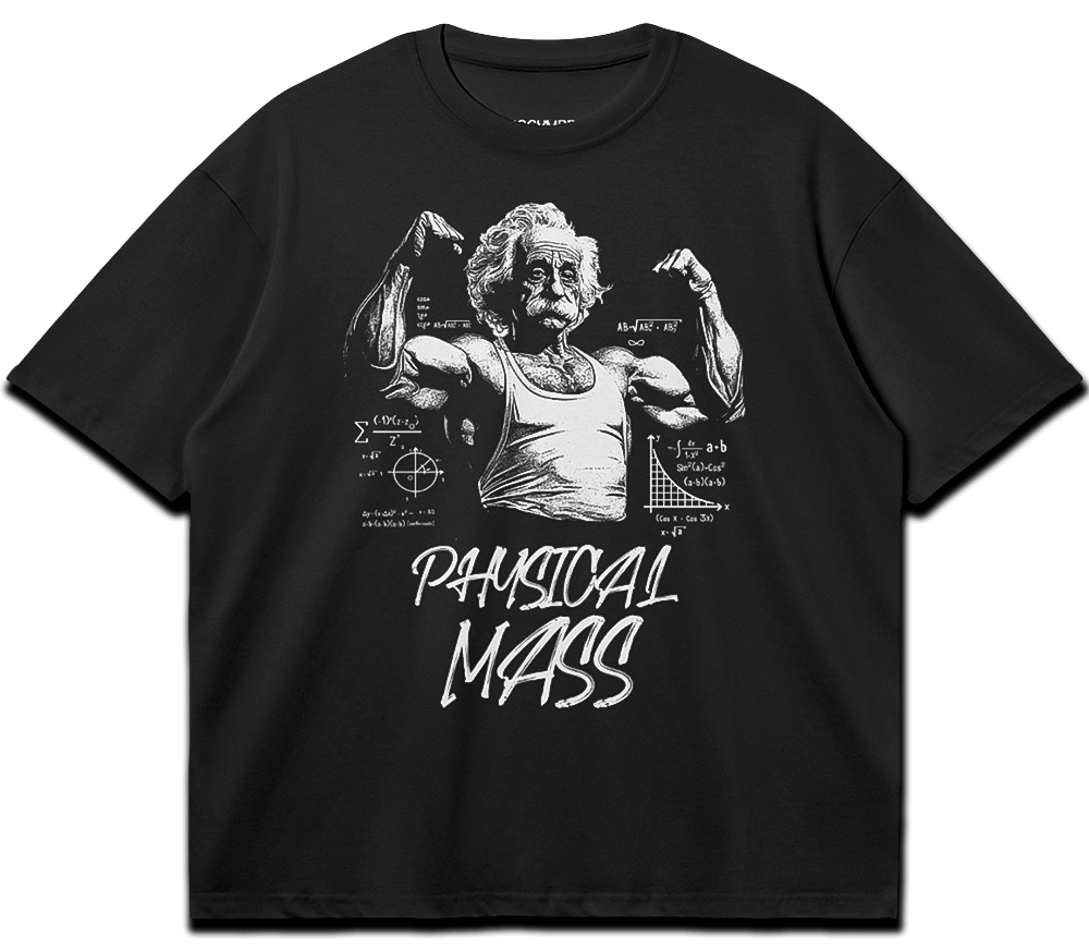 Boxy gym T-shirt "Physical Mass" – BIGGYMBRO