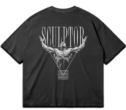 t-shirt délavé (sculpteur)