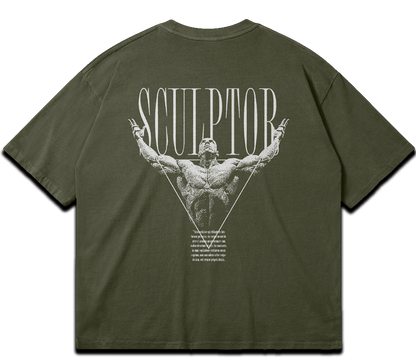 t-shirt délavé (sculpteur)