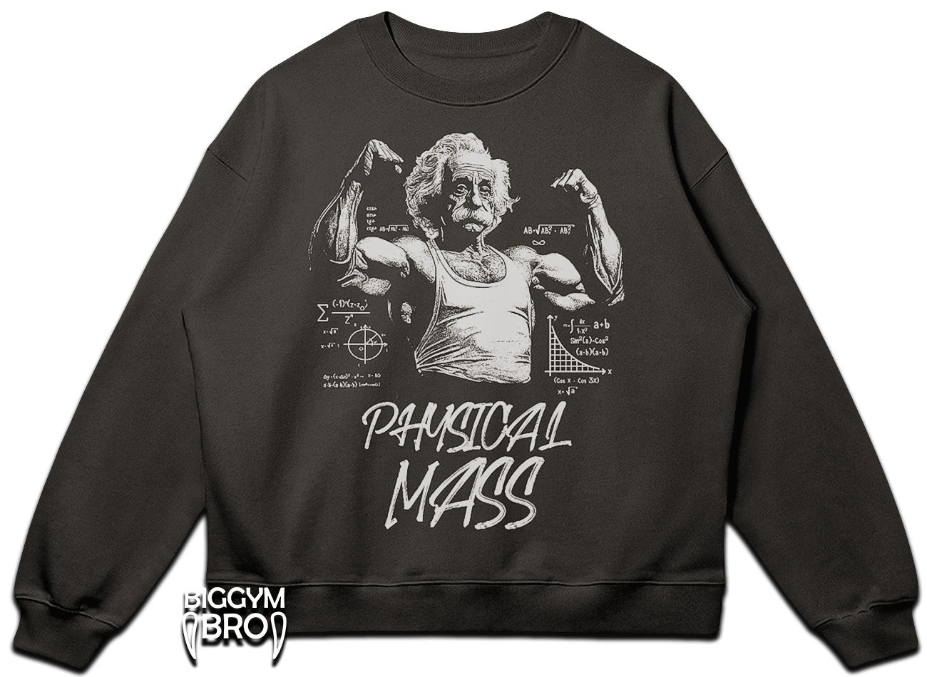 übergroßes Fitnessstudio-Sweatshirt (physical mass)