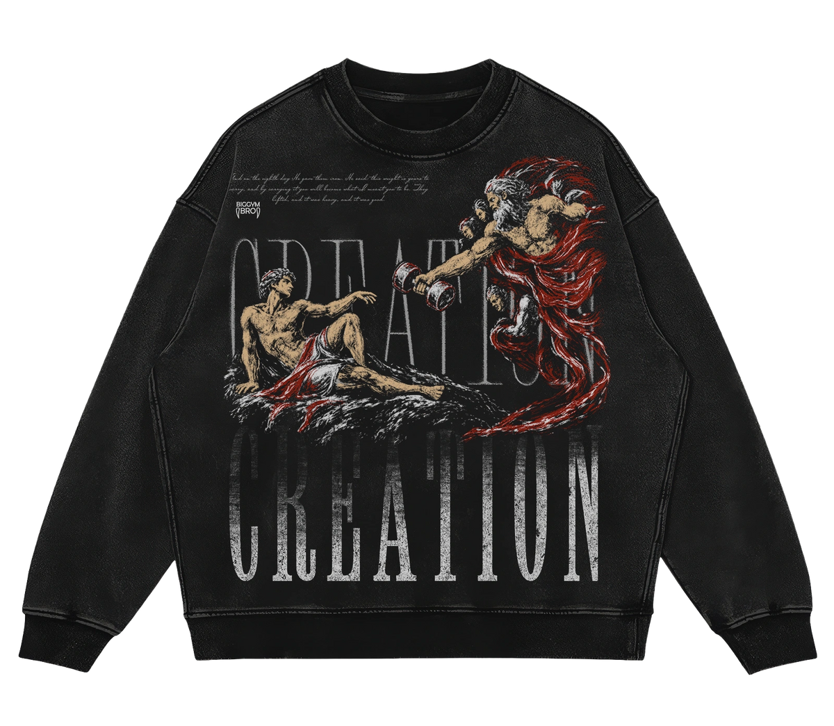 Oversized sweatshirt (creation) - colored