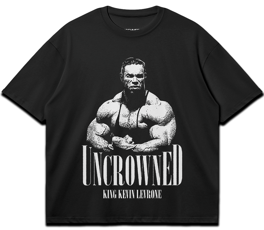 Boxy gym T-shirt "Uncrowned" – BIGGYMBRO