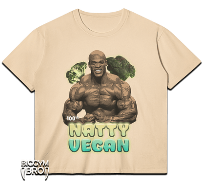 happy-lift t-shirt (natty vegan)