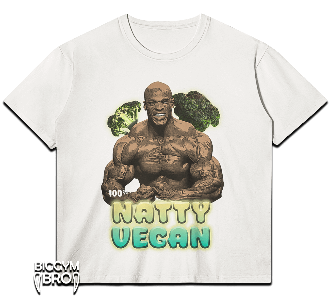 happy-lift t-shirt (natty vegan)