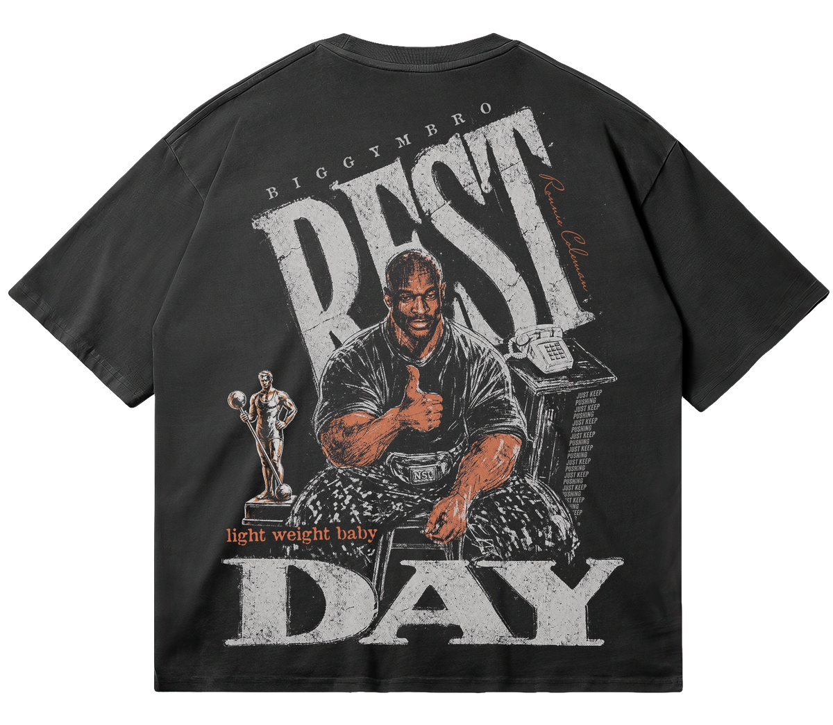 washed t-shirt (rest day)