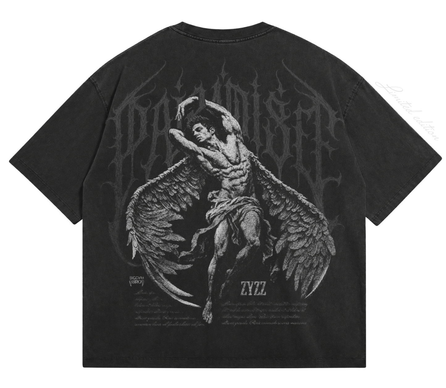 Premium Oversized Washed T-shirt (paradise)