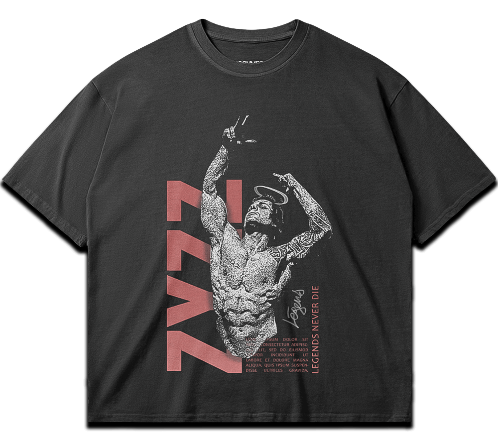 Washed gym T-shirt "Zyzz" – BIGGYMBRO